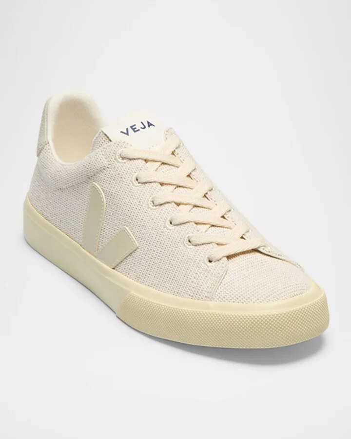 Campo Jute Raffia Low-Top Sneakers - Image 2