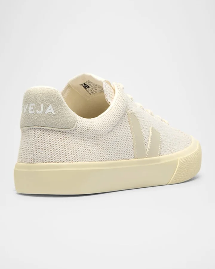 Campo Jute Raffia Low-Top Sneakers - Image 3