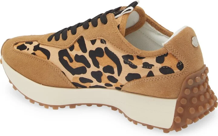 Campo-L Leopard Print Genuine Calf Hair Sneaker - Image 2