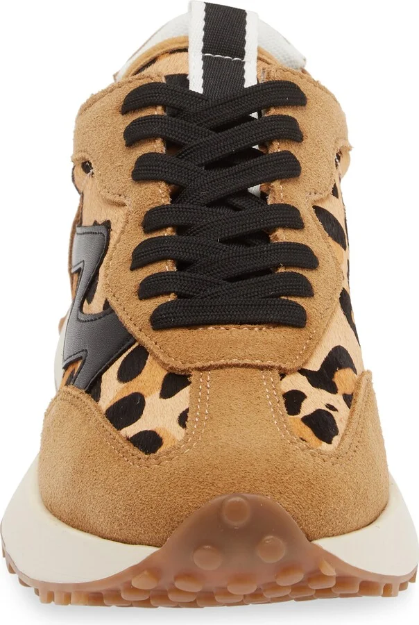 Campo-L Leopard Print Genuine Calf Hair Sneaker - Image 4
