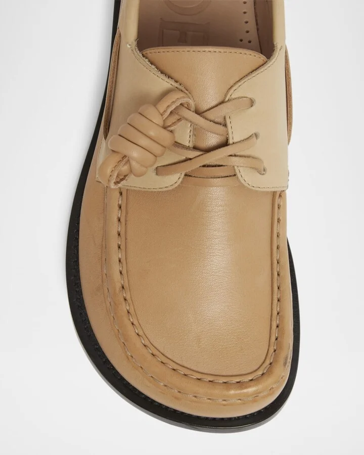 Campo Leather Boat Loafers - Image 5