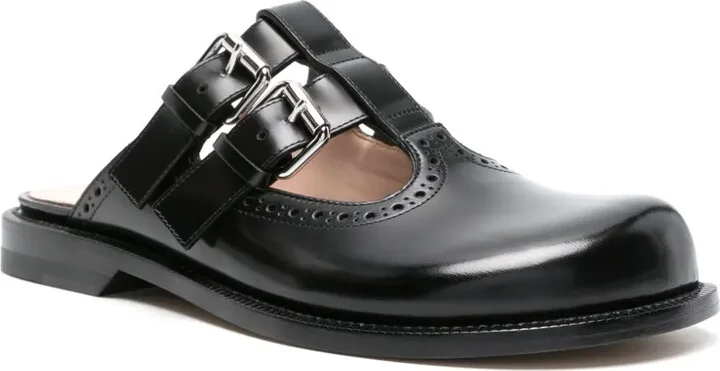 Campo leather Mary Jane mules - Image 2