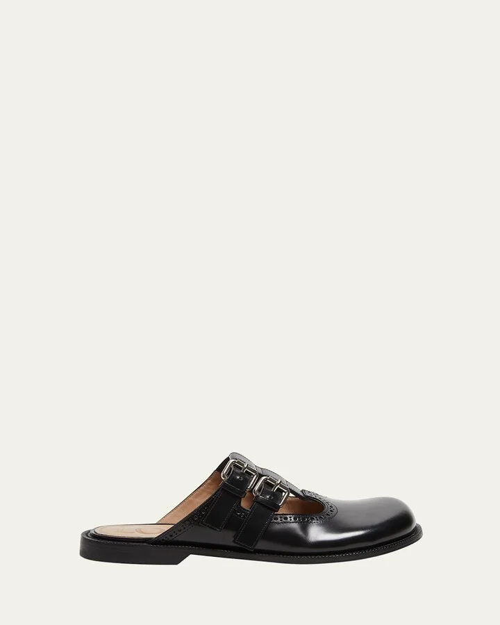 Campo Leather Mary Jane Mules