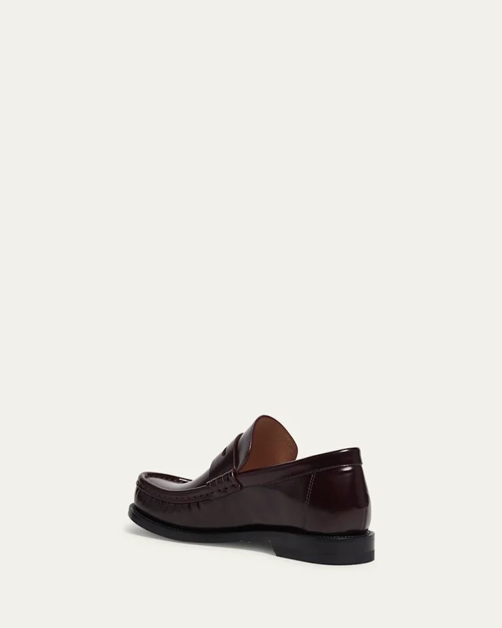 Campo Leather Penny Loafers - Image 3