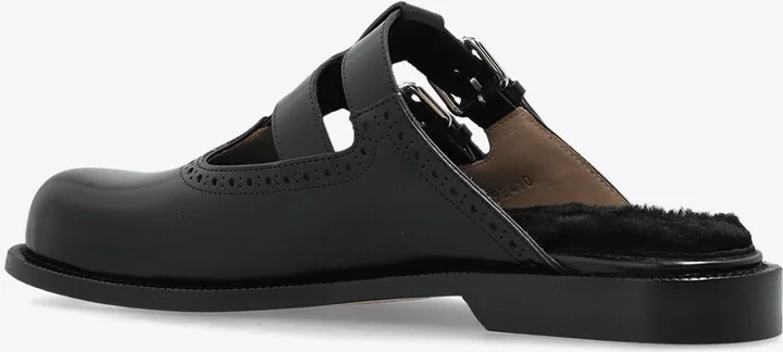 Campo Mary Jane-Calfskin Mules - Image 2
