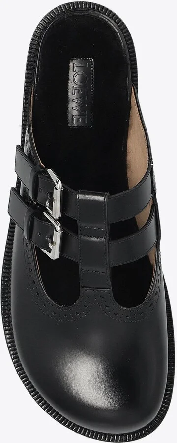 Campo Mary Jane-Calfskin Mules - Image 3