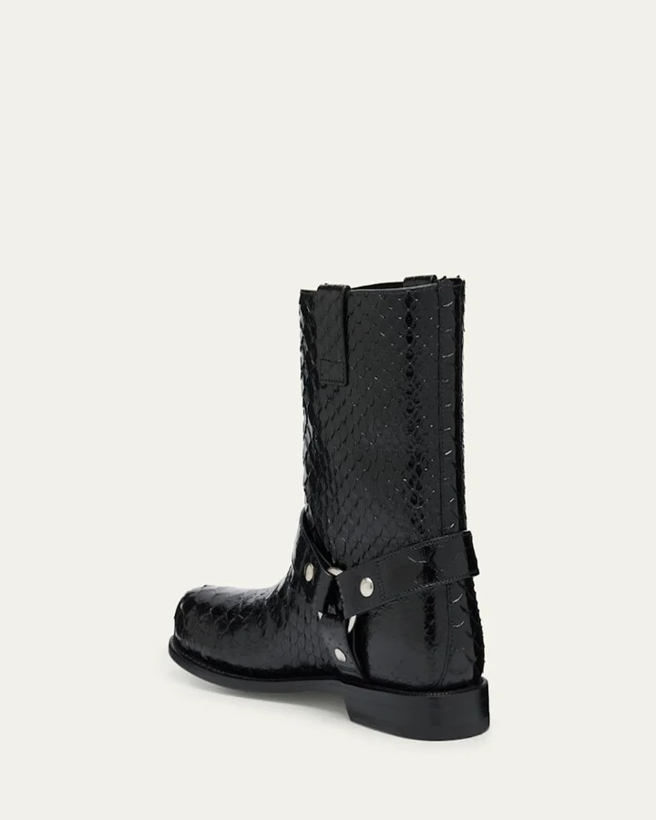 Campo Python Harness Biker Booties - Image 10