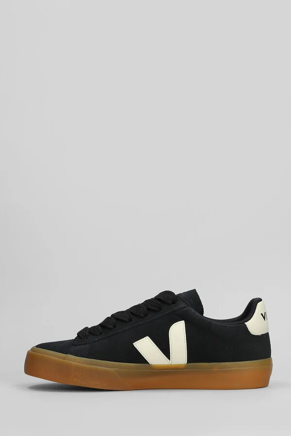 Campo Sneakers In Black Suede - Image 3