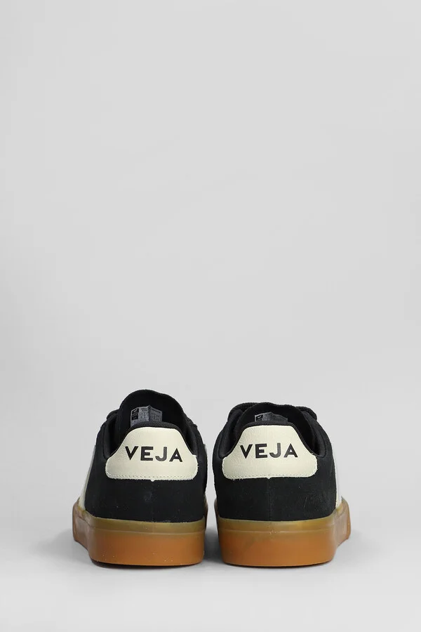 Campo Sneakers In Black Suede - Image 4