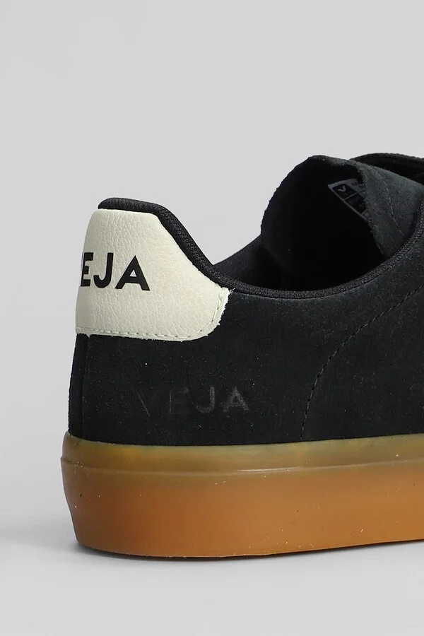 Campo Sneakers In Black Suede - Image 5