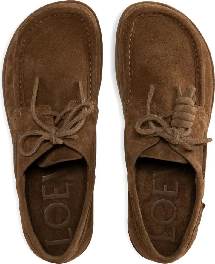 Campo suede lace-up boat shoes - Image 3