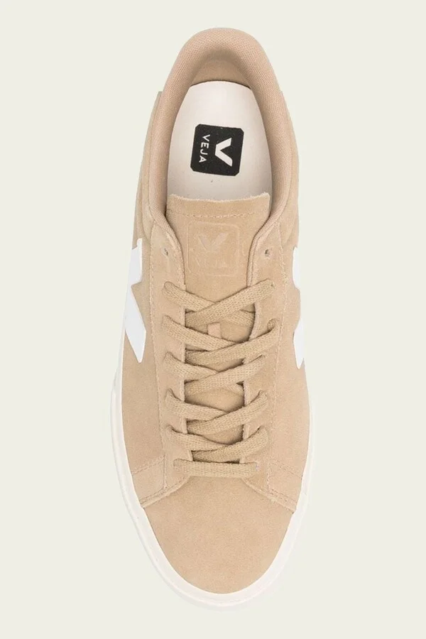 Campo Suede Leather Men Sneaker in Dune White - Image 4