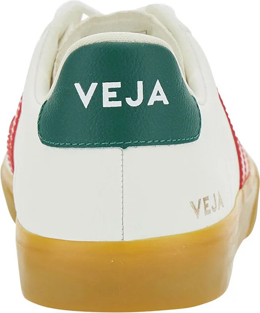 'campo' White Low Top Sneakers With Logo Detail In Leather Man - Image 4