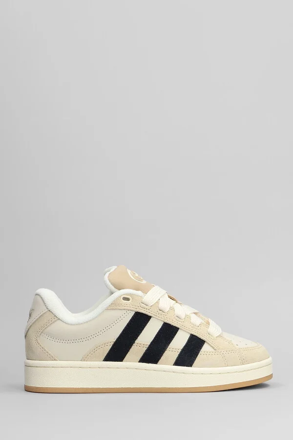 Campus 00s Beta Sneakers In Beige Suede And Leather