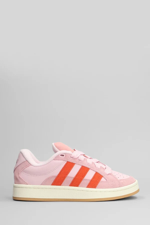 Campus 00s Beta Sneakers In Rose-pink Suede And Leather