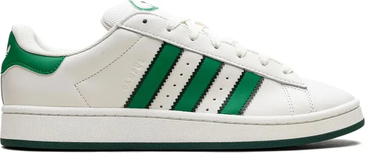 Campus 00s "Core White/Green/Off White" sneakers