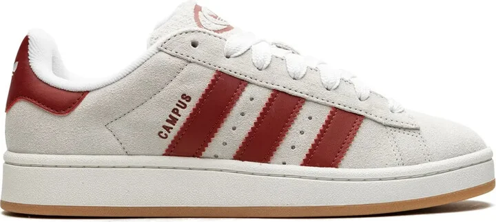 Campus 00s "Crystal White/Preloved Ruby" sneakers