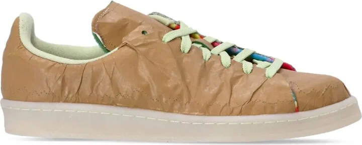 Campus 80 Crop leather sneakers