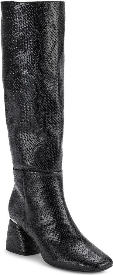 Cana Womens Block Heel Man Made Knee-High Boots