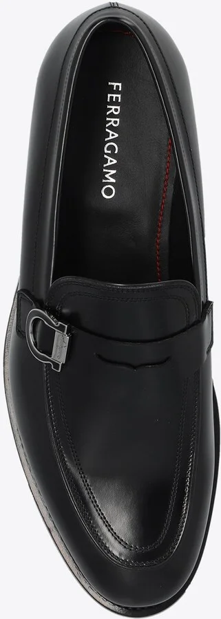 Canada Gancini Leather Penny Loafers - Image 3