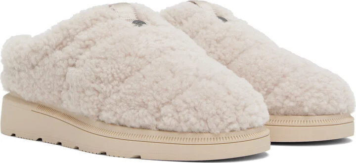 Canada Goose Beige Porteau Shearling Mules - Image 4