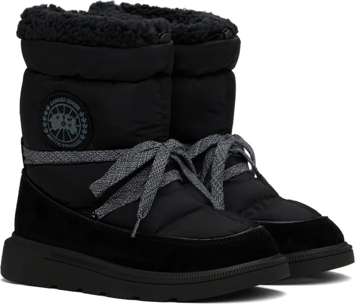 Canada Goose Black Demma Puffer Boots - Image 4