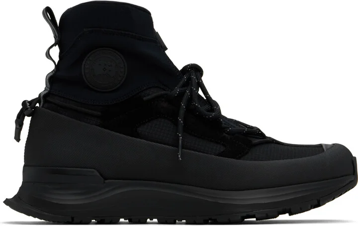 Canada Goose Black Glacier Trail High Sneakers