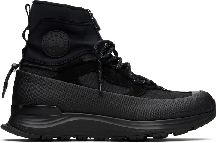 Canada Goose Black Glacier Trail High Sneakers