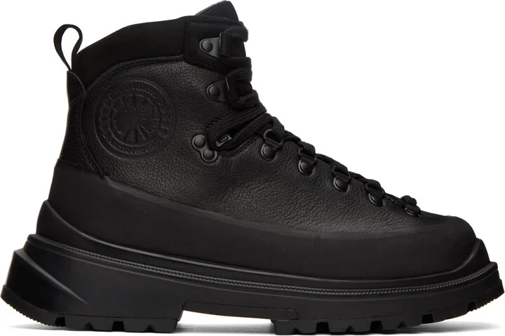 Canada Goose Black Journey Lace-Up Boots