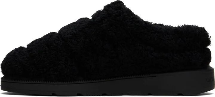 Canada Goose Black Porteau Shearling Mules - Image 3
