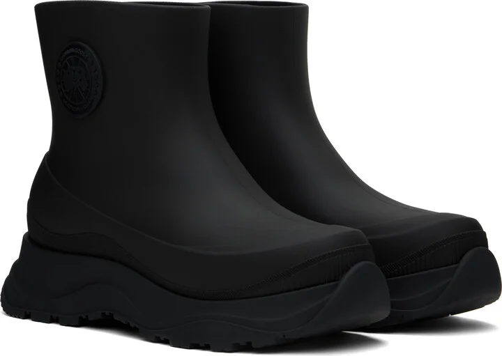Canada Goose Black Vancouver Rain Boots - Image 4