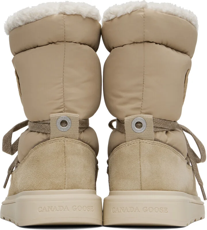 Canada Goose Tan Demma Puffer Boots - Image 2