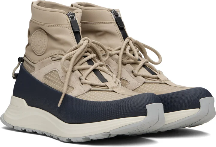 Canada Goose Tan Glacier Trail High Sneakers - Image 4