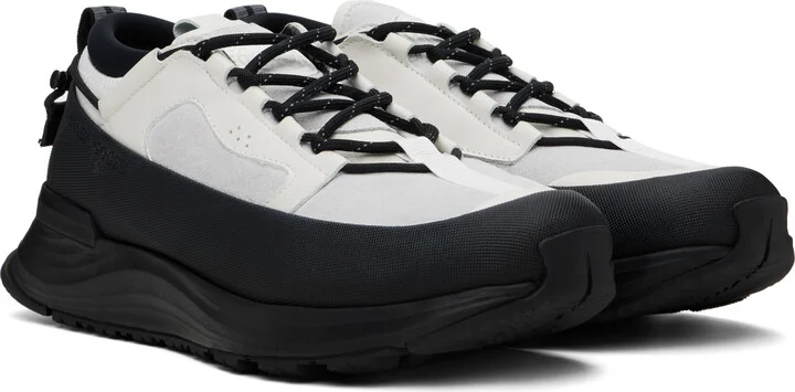 Canada Goose White & Black Glacier Trail Sneakers - Image 4
