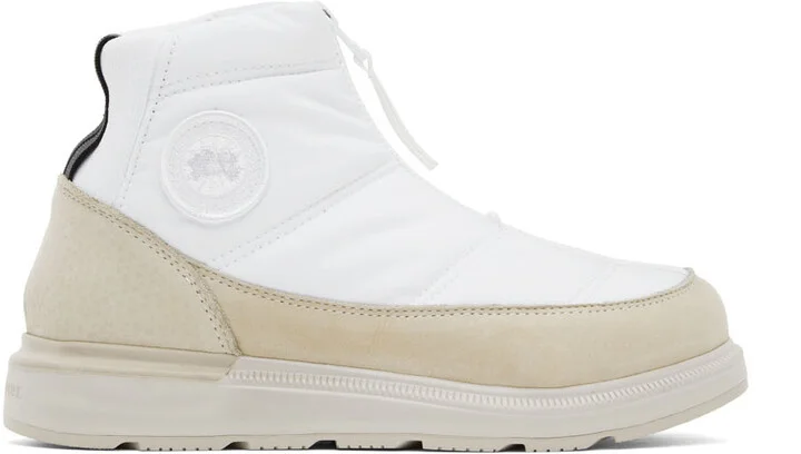 Canada Goose White Cypress Puffer Boots