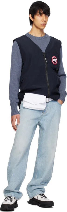 Canada Goose White & Gray Glacier Trail Sneakers - Image 5