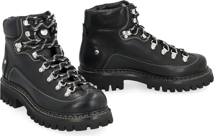 Canadian Lace-up Leather Ankle Boots - Image 3