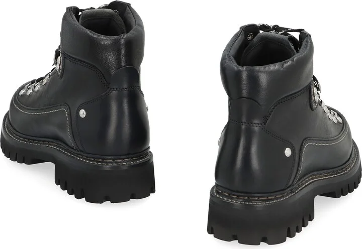 Canadian Lace-up Leather Ankle Boots - Image 4
