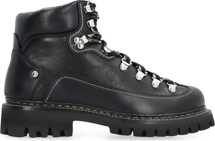 Canadian Lace-up Leather Ankle Boots
