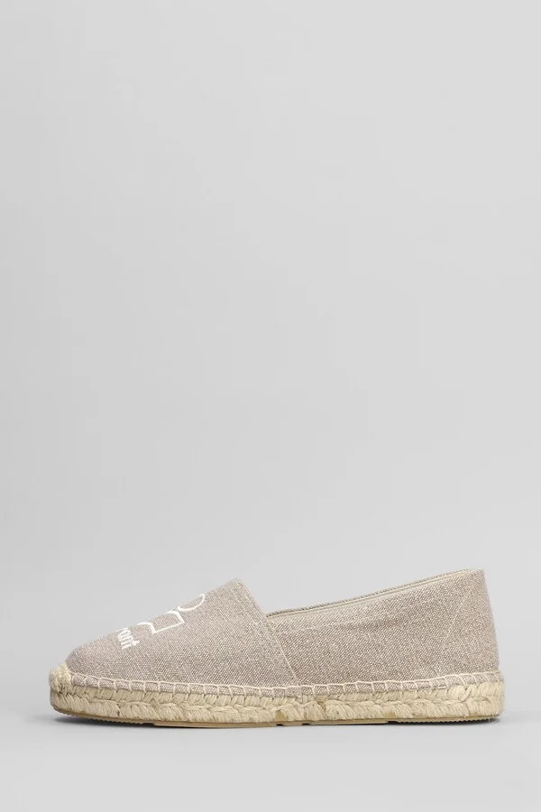 Canae Espadrilles In Beige Cotton - Image 3