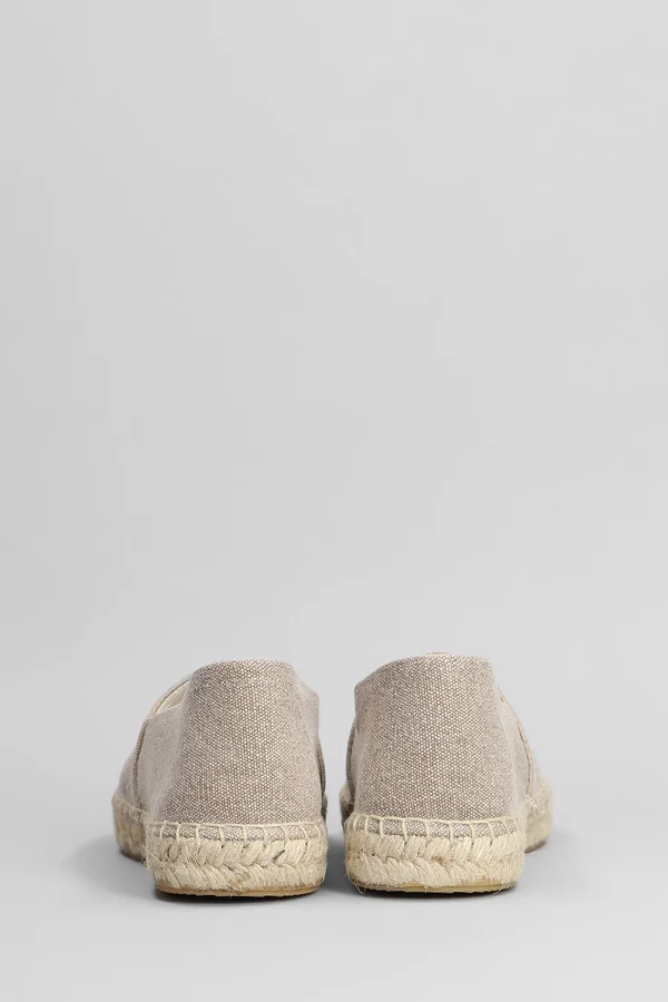 Canae Espadrilles In Beige Cotton - Image 4