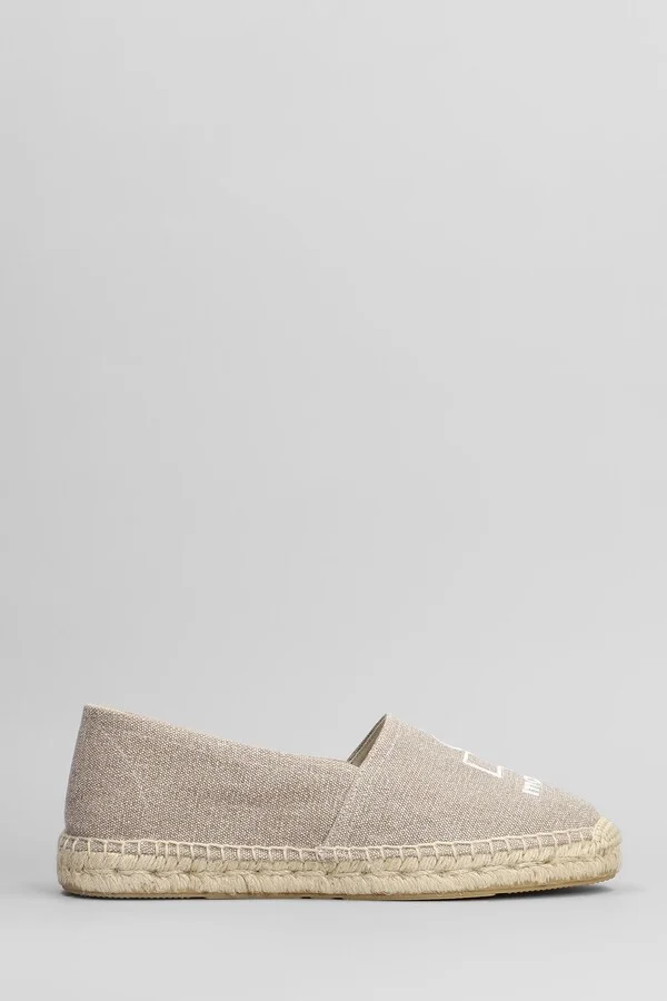 Canae Espadrilles In Beige Cotton
