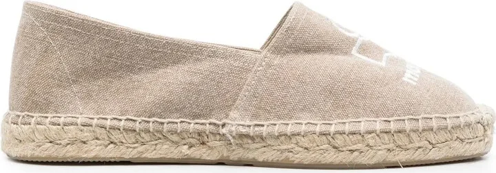 Canae logo-embroidered espadrilles
