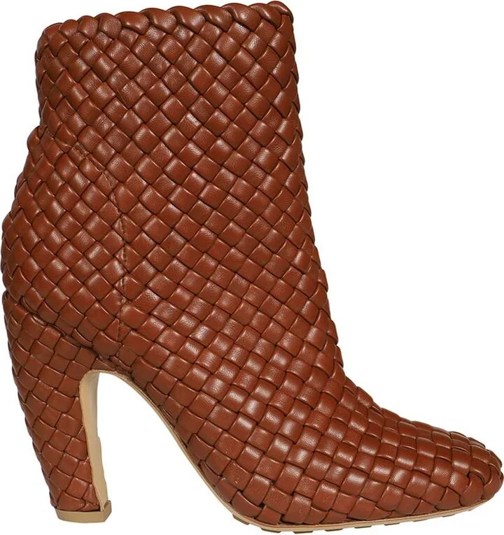 Canalazzo Heel Leather Ankle Boots