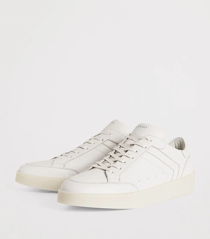 Canali Leather Derby Sneakers - Image 3