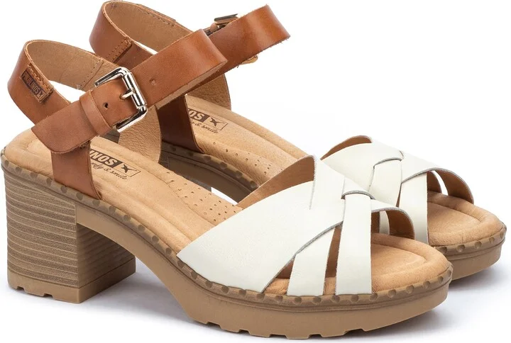 Canarias Block Heel Strappy Sandal
