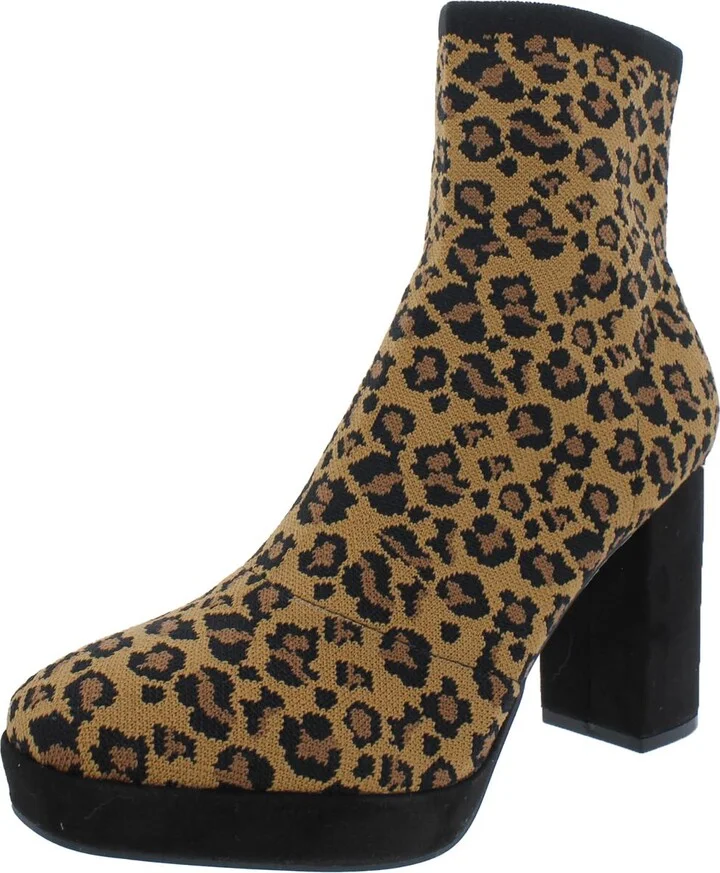 Candra Womens Block Heel Ankle Boots