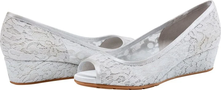 Candras Peep Toe Wedge Pump - Image 11