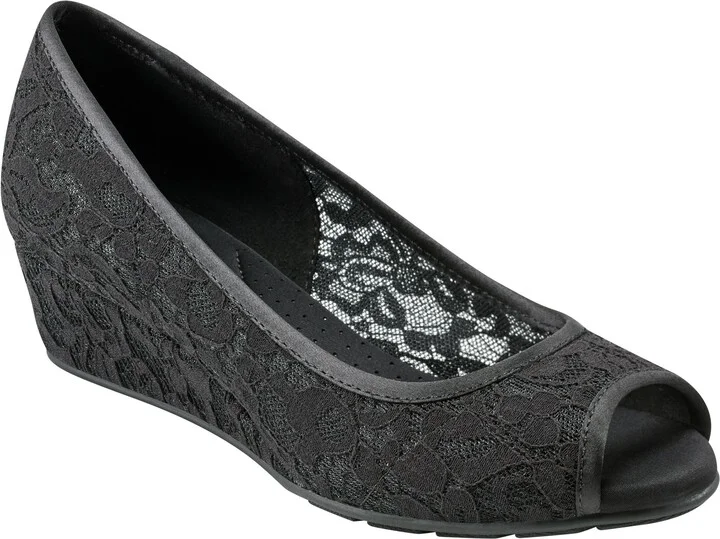 Candras Peep Toe Wedge Pump