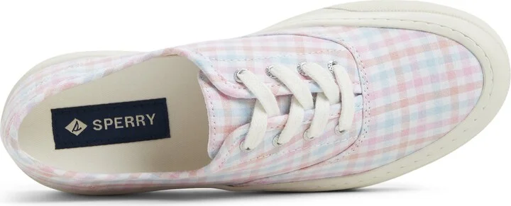 Candy CVO Check Print Canvas Sneaker - Image 3